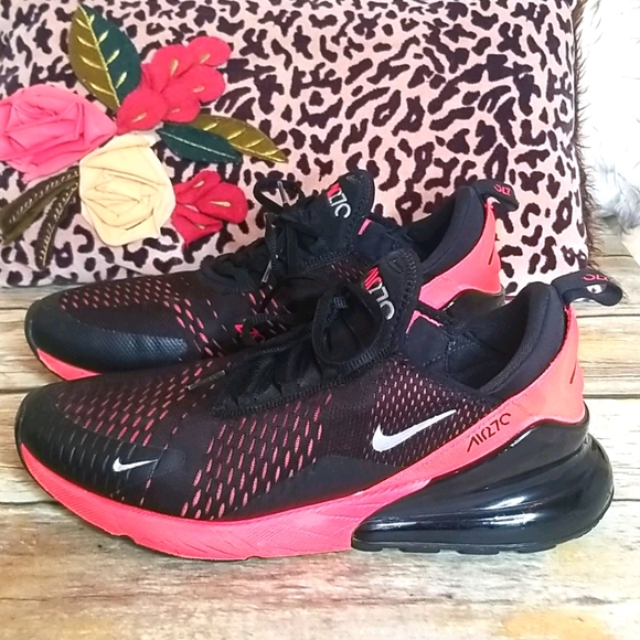 Nike Other - Nike Air Max 270's Black and Orange Size 10.5